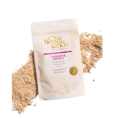 Bondi Sands Body Scrub Coconut and Sea Salt Tropical Rum Scent 250g