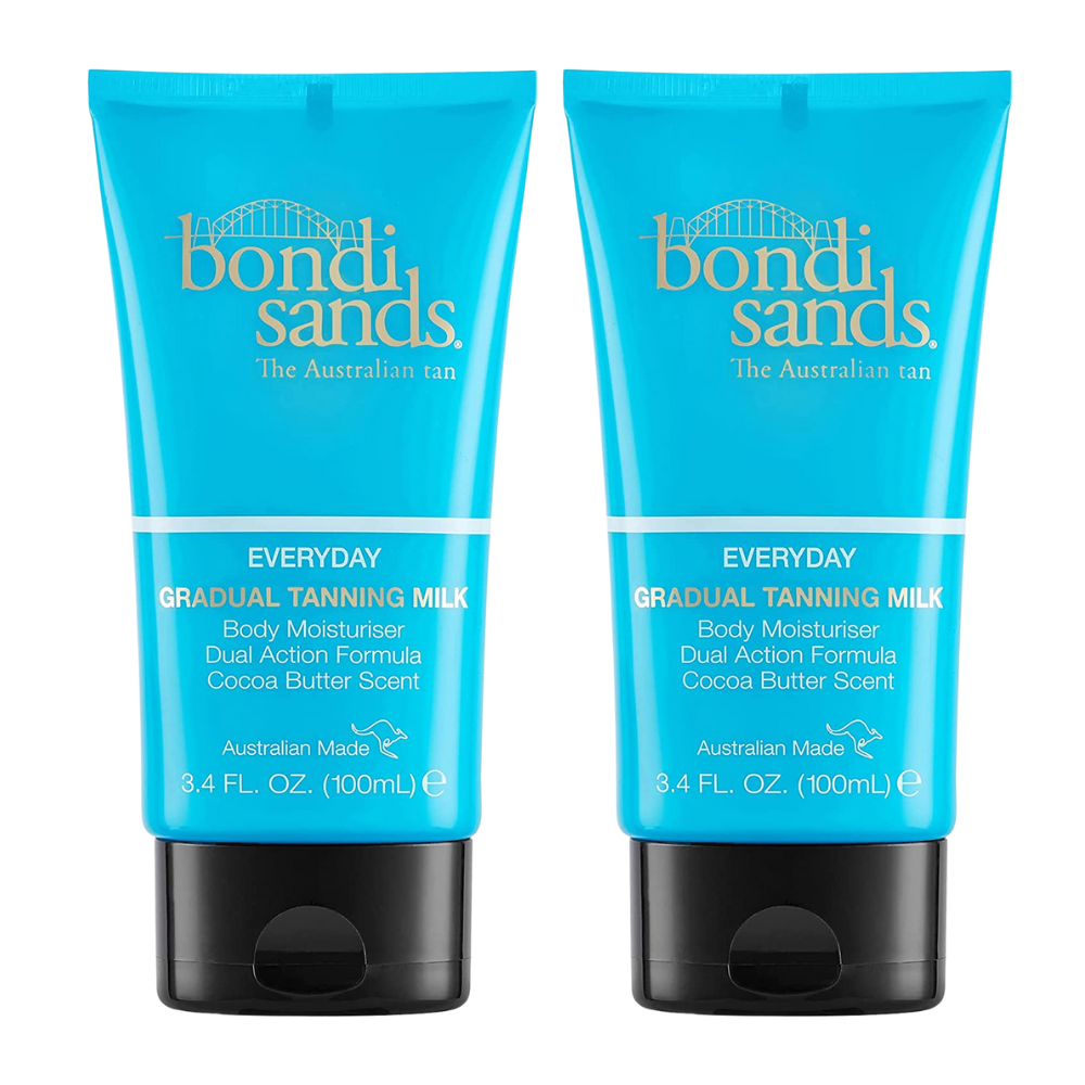 2 x Bondi Sands Everyday Gradual Tanning Milk Body Moisturiser - 100ml
