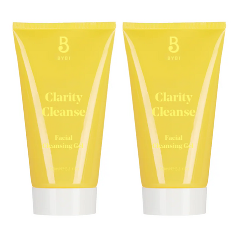2 x Bybi Clarity Cleanse Facial Cleaning Gel 150ml