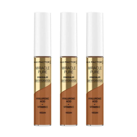 3 x Max Factor Miracle Pure Concealer 24H Hydration - Shade 08 7.8ml