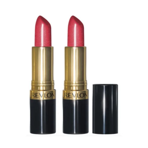 2 x Revlon Super Lustrous Lipstick 4.2g - 425 Softsilver Red