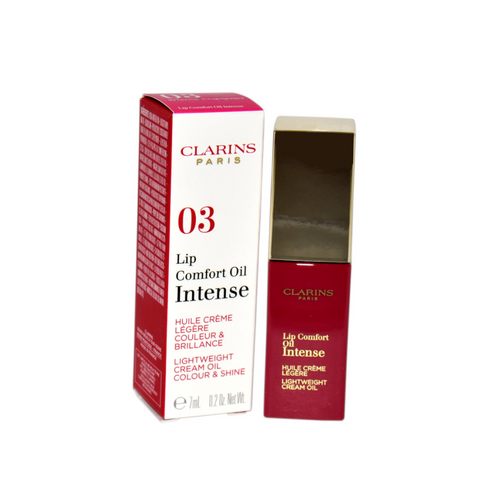 2 x Clarins Lip Comfort Oil Intense 7ml - 03 Intense Raspberry