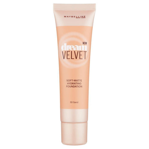2 x Maybelline New York Dream Velvet Soft Matte Foundation 30ml - 30 Sand