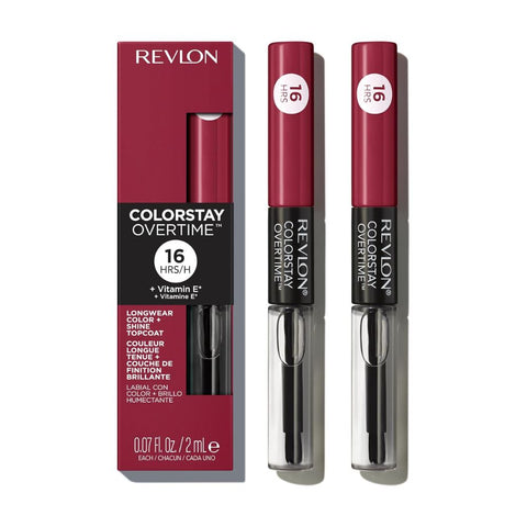 2 x Revlon Colorstay Overtime Dual Ended Lipcolor - 280 Stay Currant