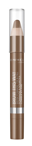 Rimmel London Eyebrow Brow This Way Pencil 3.25g - 003 Dark