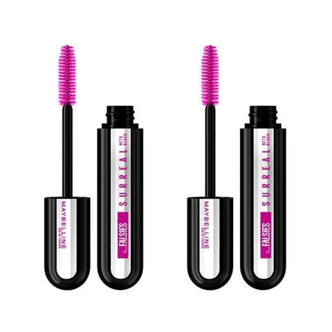 2 x Maybelline New York The Falsies Surreal Mascara 10ml - Meta Black