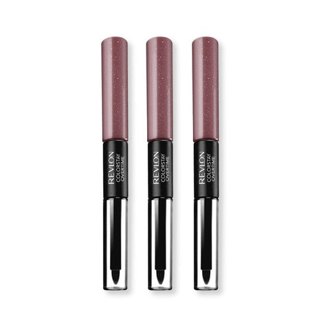 3 x Revlon Colorstay Overtime Dual Ended Lipcolor - 370 Everlasting Rum