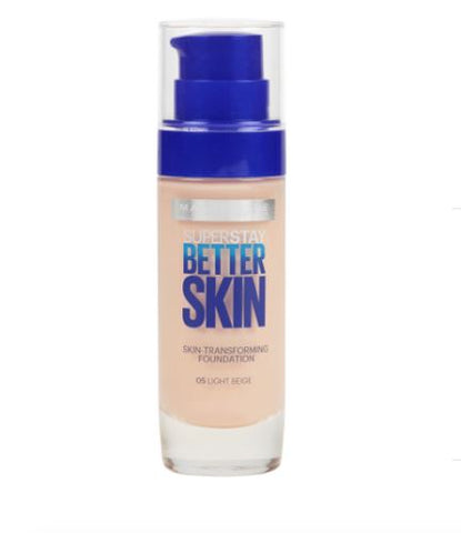 2 x Maybelline Superstay Better Skin Transforming Foundation - 005 Light Beige