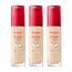 3 x Bourjois Healthy Mix Clean and Vegan Foundation 30ml - 49.5N Fair Ivory