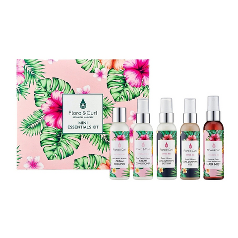 Flora & Curl Mini Essentials Curl Kit - 5 Pieces