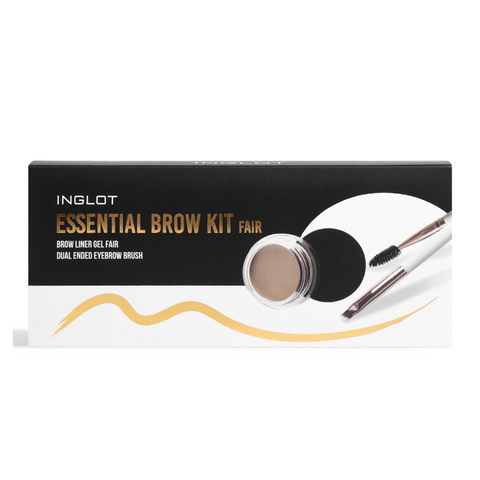 3 x Inglot Essential Brow Kit - Brown