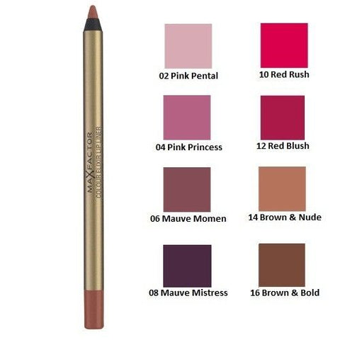 Max Factor Colour Elixir Lip Liner - Choose From 8 Shades