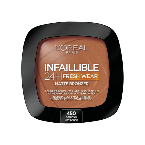 L'Oreal Paris Infaillible 24H Fresh Wear Matte Bronzer - 450 Deep