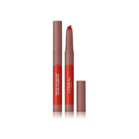 3 x L'Oreal Infailible Matte Lip Crayon - 110 Caramel Rebel