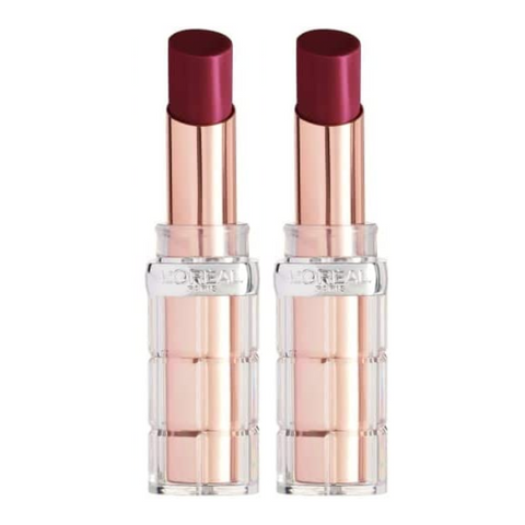 2 x L'Oreal Paris Color Riche Shine Lipstick - Wild Fig Plump