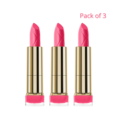 3 x Max Factor Colour Elixir Lipsticks - 115 Brilliant Pink