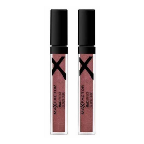 2 x Max Factor Max Effect Gloss Cube Lipgloss - 12 Hot Aubergine