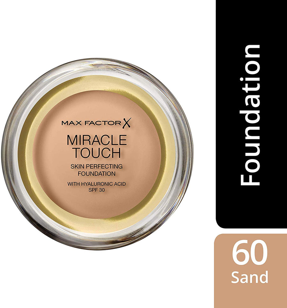 Max Factor Miracle Touch Skin Perfecting Foundation SPF30 - 60 Sand
