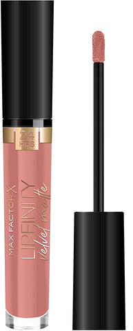2 x Max Factor Lipfinity Velvet Matte 24Hr Lipstick - 015 Nude Silk