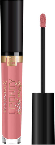 3 x Max Factor Lipfinity Velvet Matte 24Hr Lipstick - 045 Posh Pink