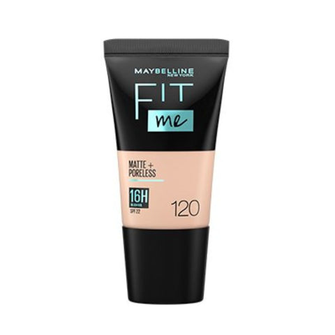 Maybelline Fit Me Matte & Poreless 16 Hour Foundation Tube 18ml – 120 Classic Ivory