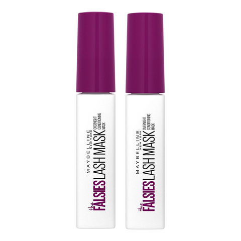 2 x Maybelline The Falsies Lash Mask - Overnight Conditioning Mask 10ml