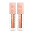 2 x Maybelline New York Lifter Plumping Hydrating Lip Gloss + Hyaluronic Acid - 019 Gold 5.4ml