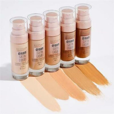 Maybelline New York Dream Satin Liquid Foundation 30ml - Choose Shade