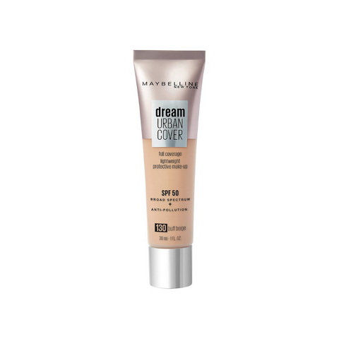 Maybelline Dream Urban Cover Full Coverage Foundation 30ml - 130 Buff Beige