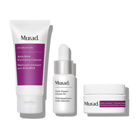 3 x Murad Hydrate Trial Kit for Dewy, Refreshed Skin