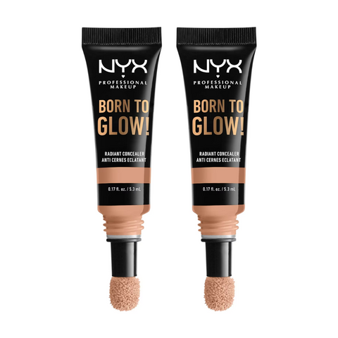 2 x NYX Professional Makeup Born To Glow Concealer - 7.5 Soft Beige