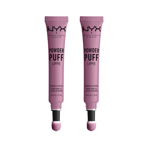 2 x NYX Powder Puff Lippie Lip Cream 12ml - 15 Will Power