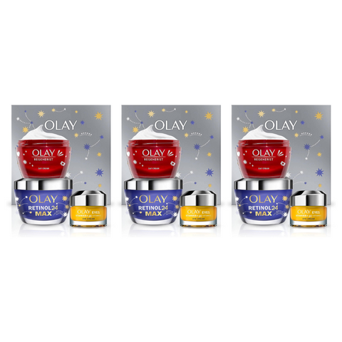 3 x Olay Glow Up Kit For Firm, Smooth & Glowing Skin