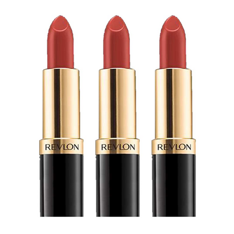 3 x Revlon Super Lustrous Lipstick 4.2g - 026 Abstract Orange