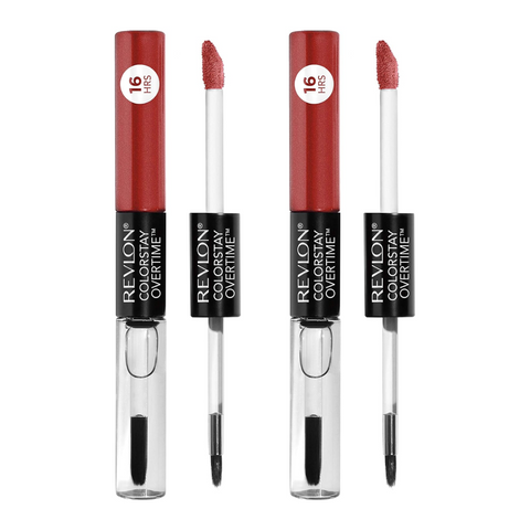 2 x Revlon Colorstay Overtime Dual Ended Lipcolor - 020 Constantly Coral