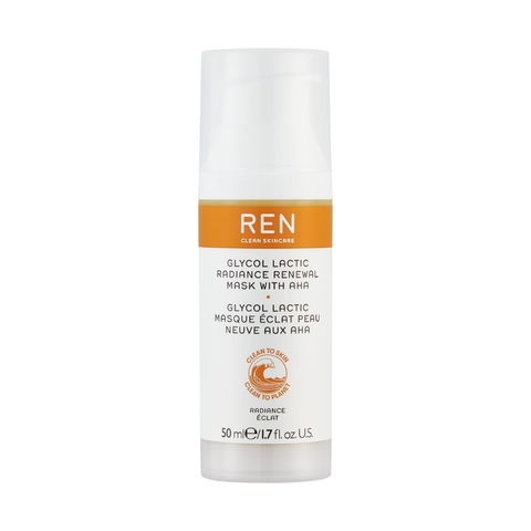 REN Glycol Lactic Radiance Renewal Mask with AHA 50ml