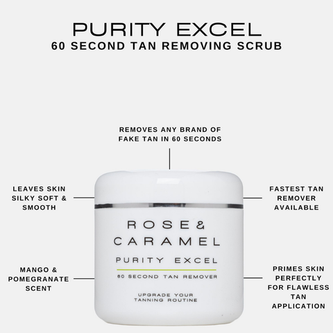 Rose & Caramel Purity Excel 60 Second Tan Remover 440ml