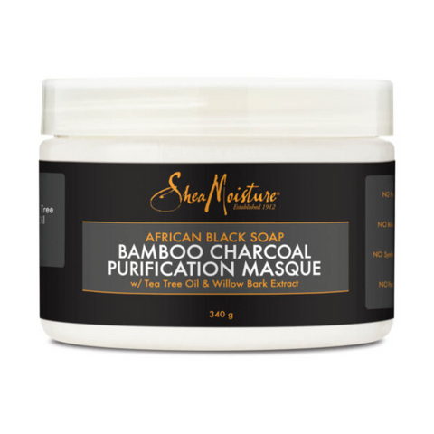 Shea Moisture African Black Soap Bamboo Charcoal Purification Masque 354ml
