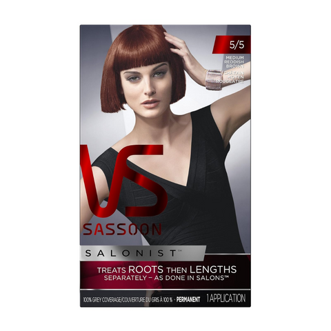 Vidal Sassoon Salonist Permanent Hair Colour - 5/5 Medium Reddish Brown